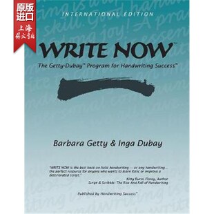 按需印刷不退不换 Write Now:The GettyDubay Program for Handwriting Succes 即刻书写:盖蒂杜贝书写成功计划