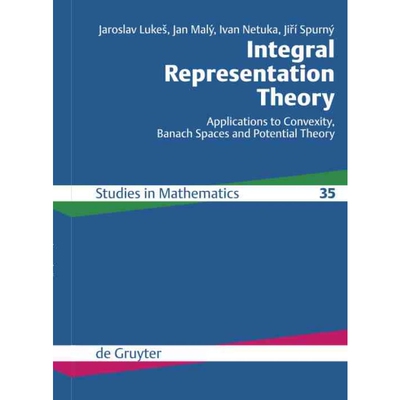 按需印刷不退不换DEG Integral Representation Theory[9783110203202]