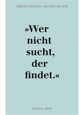 预订【德语】 Wer nicht sucht, der findet[9783036957876]