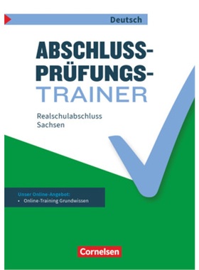 预订【德语】 Abschlussprüfungstrainer Deutsch - Sachsen - 10. Schuljahr[9783062110061]