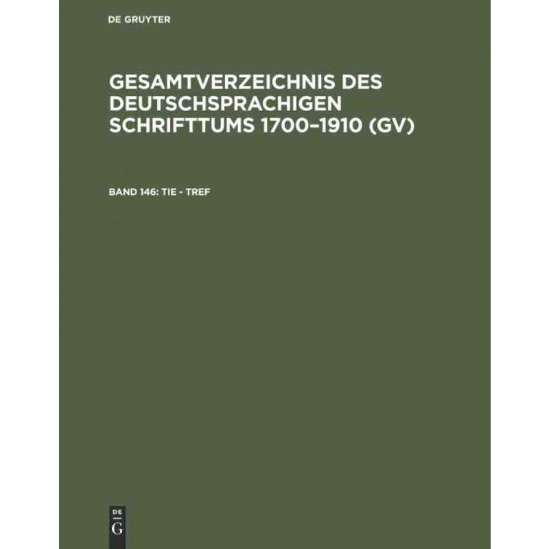 按需印刷不退不换DEG Tie   Tref[9783111249872]