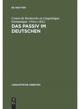 按需印刷DEG Das Passiv im Deutschen[9783484301832]