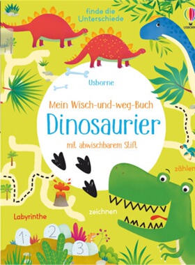 预订【德语】 Mein Wisch-und-weg-Buch: Dinosaurier[9781789416862]