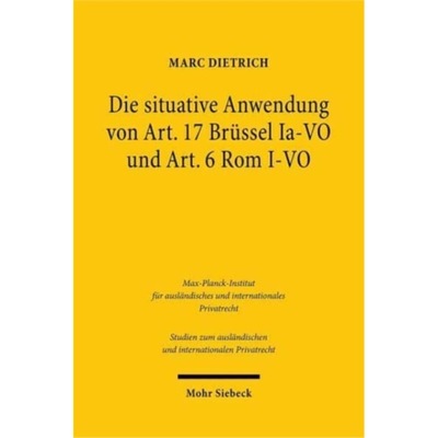预订【德语】 Die situative Anwendung von Art. 17 Bruss