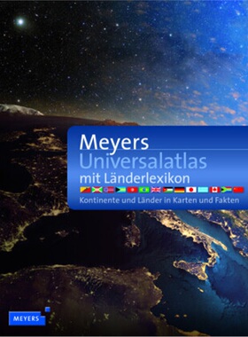 预订【德语】Meyers Universalatlas mit Landerlexikon[9783411073351]