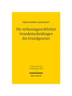 预订【德语】Die verfassungsrechtlichen Grundentscheidungen des Grundgesetzes:Eine verfassungsrechtstheoretische und -dog