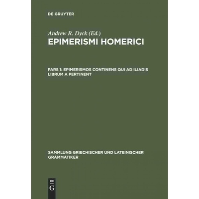 按需印刷DEG Epimerismos Continens Qui Ad Iliadis Librum a Pertinent[9783110065565]