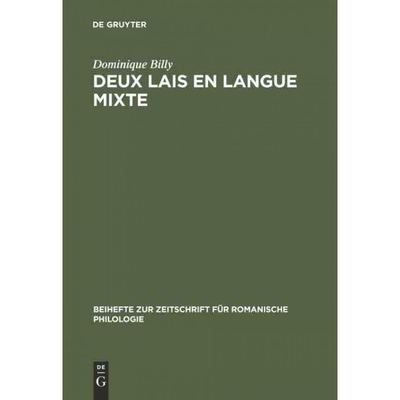 按需印刷DEG Deux lais en langue mixte[9783484522640]