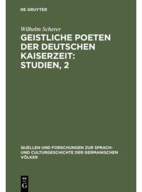 预订【德语】 Geistliche Poeten der deutschen Kaiserzeit