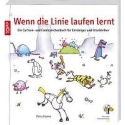 预订【德语】 Wenn die Linie laufen lernt:Ein Cartoon- und Comiczeichenbuch für Einsteiger und Dr