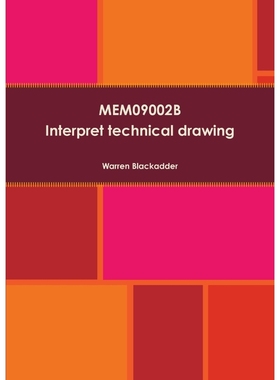 按需印刷MEM09002B Interpret technical drawing[9781326148676]