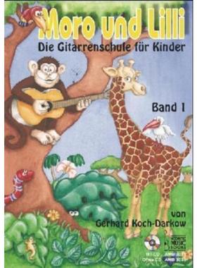 预订【德语】 Moro und Lilli. Bd.1:Die Gitarrenschule für Kinder