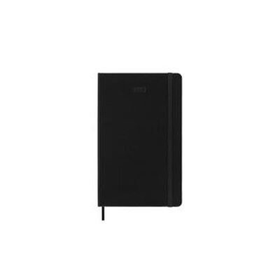 预订【德语】 Moleskine 12 Monate Wochen Notizkalender 2023, Large/A5, Schwarz[8056420859683]