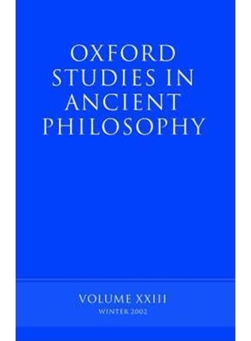 按需印刷Oxford Studies in Ancient Philosophy volume XXIII:Winter 2002[9780199259090]