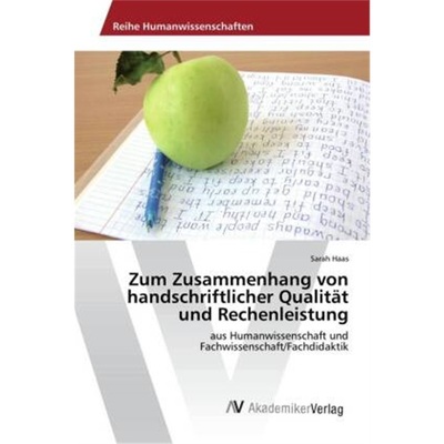 预订【德语】Zum Zusammenhang von handschriftlicher Qualitat und Rechenleistung[9783330521407]