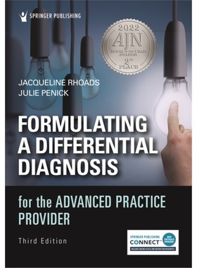 预订Formulating a Differential Diagnosis for the Advanced Practice Provider[9780826144669]