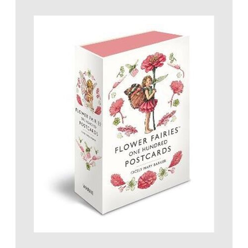 现货 花仙子一百张明信片 英文原版 Flower Fairies One Hundred Postcards 手绘明信片 花精灵 进口正版【上海外文书店】