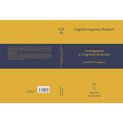 按需印刷不退不换DGYT Investigations in Cognitive Grammar[9783110214345]