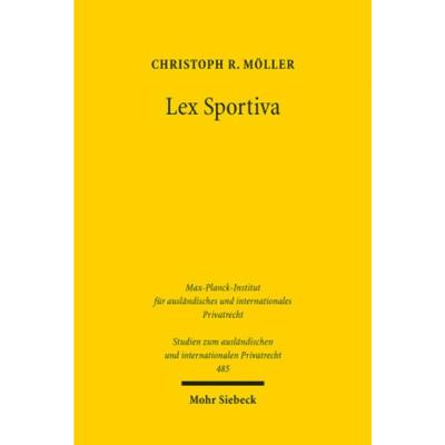 预订【德语】 Lex Sportiva:Zur Verfassung der transnati