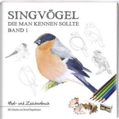 预订不退不换德语 Singvögel - die man kennen sollte. Bd.1:Mal- und Zeichenbuch