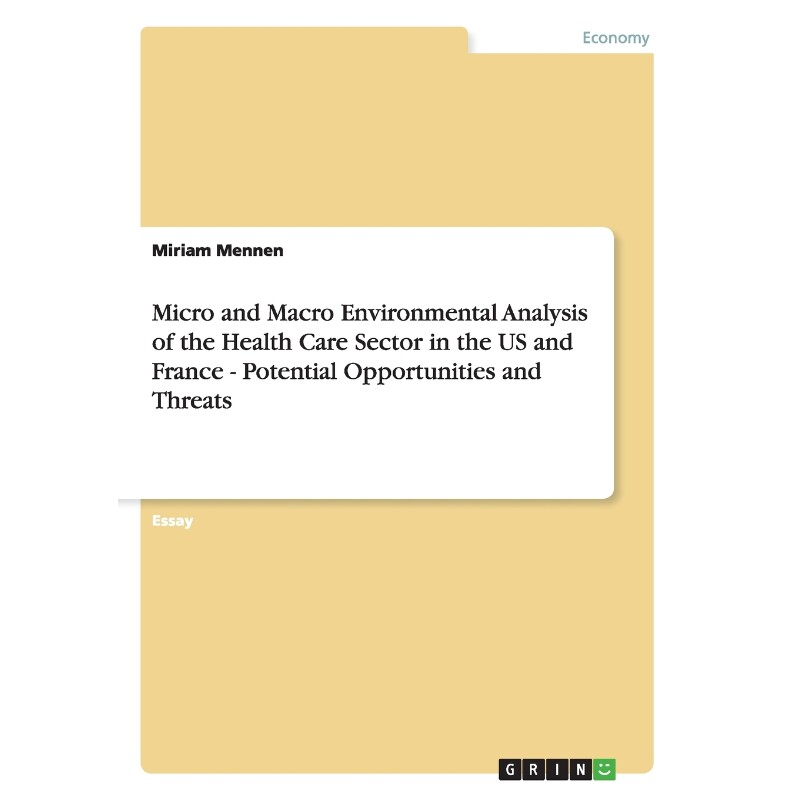 预订不退不换Micro and Macro Environmental Analysis of the Health Care Sector in the US and France  - Potential O