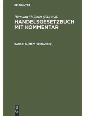 按需印刷DEG Buch IV (Seehandel)[9783111162812]