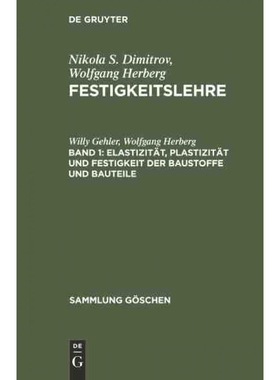 按需印刷【德语】Elastizit?t, Plastizit?t und Festigkeit der Baustoffe und Bauteile:[9783111016276]