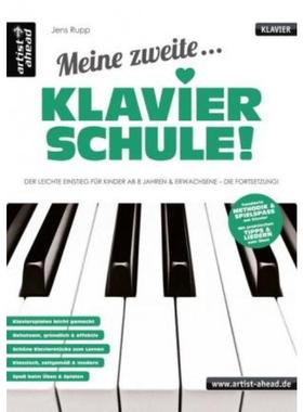 预订【德语】 Meine zweite Klavierschule!:Der leichte Einstieg für Kinder ab 8 Jahren &