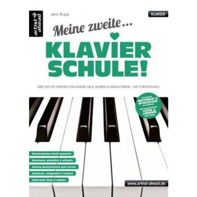 预订【德语】 Meine zweite Klavierschule!:Der leichte Einstieg für Kinder ab 8 Jahren &