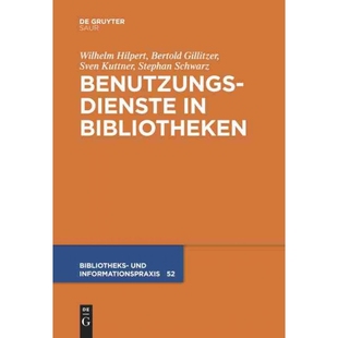 按需印刷不退不换DEG Benutzungsdienste in Bibliotheken[9783110301236]