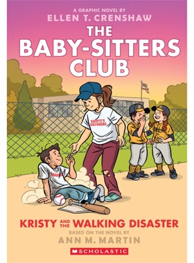 现货 Kristy and the Walking Disaster 保姆俱乐部The Baby-Sitters Club小保姆系列16  漫画 学乐  英文原版 Ann M Martin