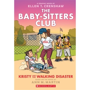英文原版 and Disaster Walking 现货 Baby 学乐 Ann 漫画 the Club小保姆系列16 Sitters Martin 保姆俱乐部The Kristy