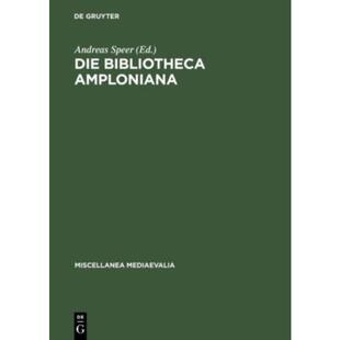 按需印刷不退不换DEG Die Bibliotheca Amploniana[9783110140989]