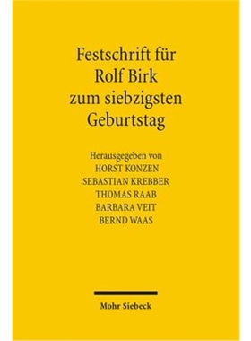 预订【德语】Festschrift fUr Rolf Birk zum siebzigsten Geburtstag