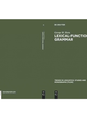 按需印刷DGYT Lexical Functional Grammar[9789027931696]