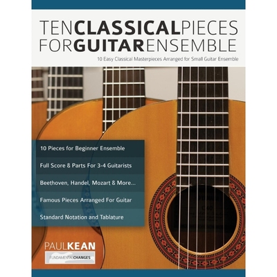 按需印刷10 Classical Pieces for Guitar Ensemble[9781789330106]