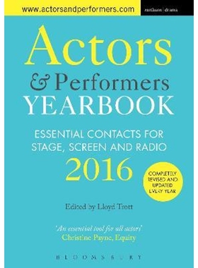 预订Actors and Performers Yearbook 2016:Essential Contacts for Stage, Screen and Radio