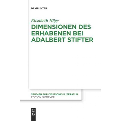 按需印刷不退不换DEG Dimensionen des Erhabenen bei Adalbert Stifter[9783110682847]