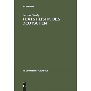 9783110188707 按需印刷DEG Deutschen des Textstilistik