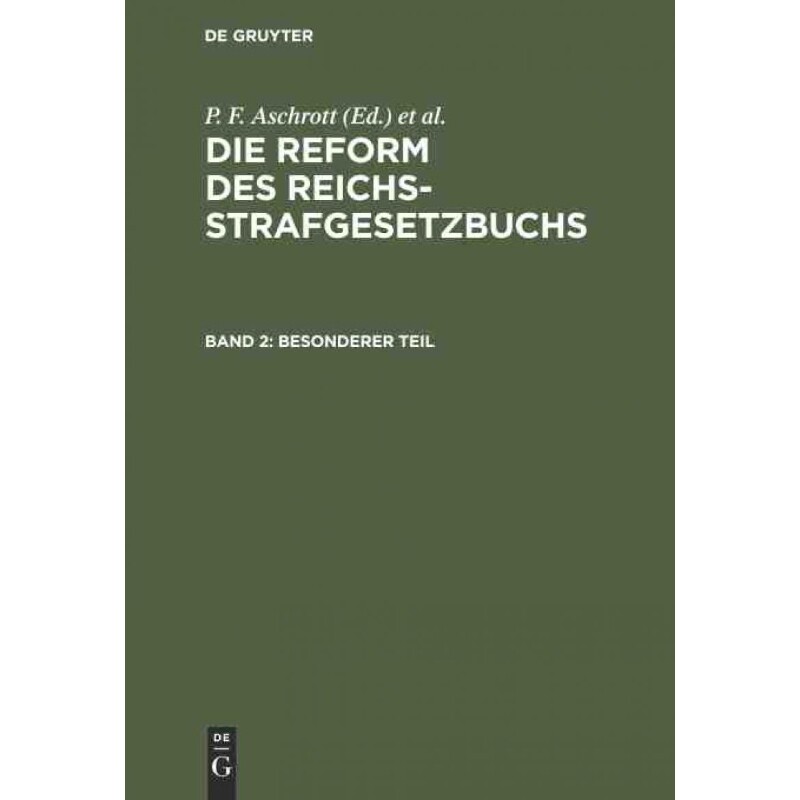 按需印刷不退不换DEG Besonderer Teil[9783111163000]