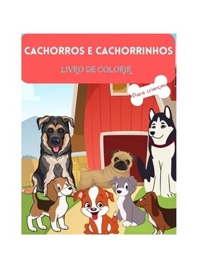 按需印刷POR Cachorros e Cachorrinhos Livro para Colorir[9781008911918]