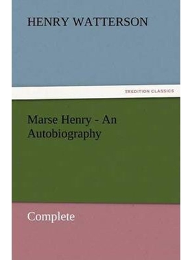 按需印刷Marse Henry - An Autobiography[9783842433656]