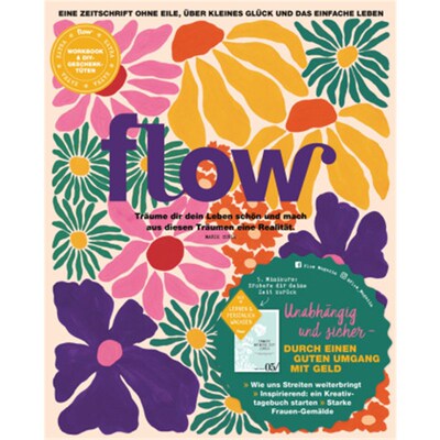 预订【德语】Flow Nummer 68 (6/2022):Eine Zeitschrift ohne Eile, über kleines Glück und das
