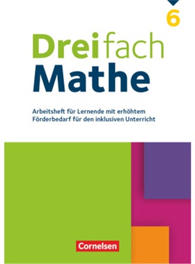 预订【德语】 Dreifach Mathe - Zu allen Ausgaben - 6. Schuljahr Arbeitsheft mit Lösu[9783060438952]