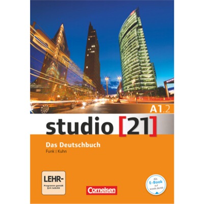 预订不退不换德语 Studio [21] - Grundstufe - A1: Teilband 2. Tl.2[9783065205320]