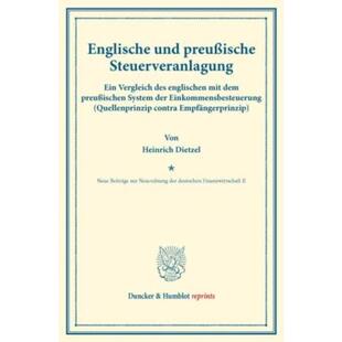 preu?ische 预订 und Englische Steuerveranlagun 德语