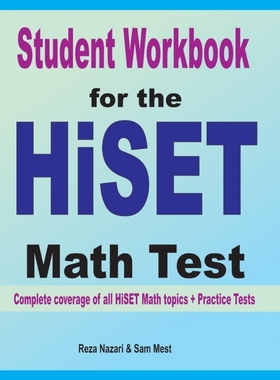 按需印刷Student Workbook for the  HISET  Math Test[9781646120895]