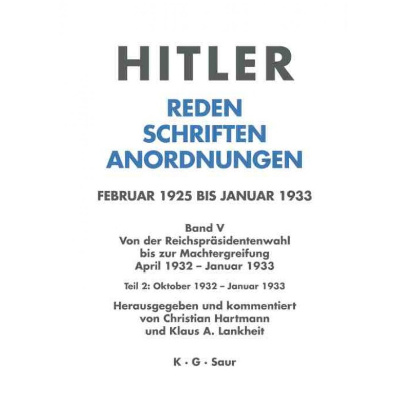 按需印刷不退不换DEG Oktober 1932   Januar 1933[9783598220029]