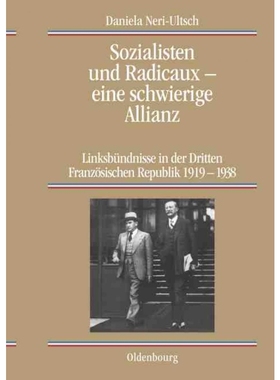 按需印刷DEG Sozialisten und Radicaux   eine schwierige Allianz[9783486576894]