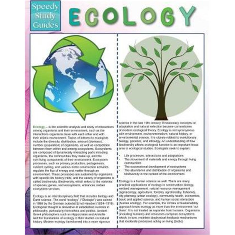 按需印刷Ecology (Speedy Study Guides)[9781681850009]